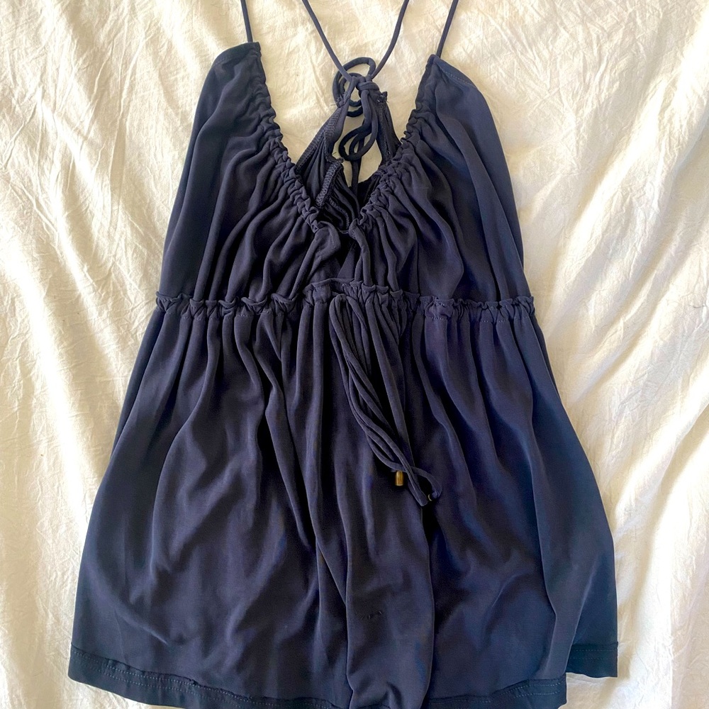 Dark Blue - Free People flowy tank top